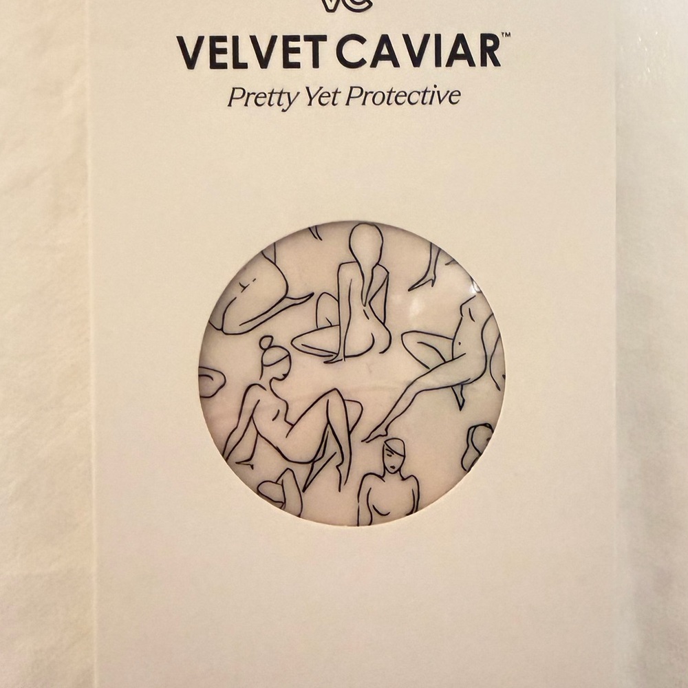 Velvet Caviar Nude Beige Phone Case Packaging